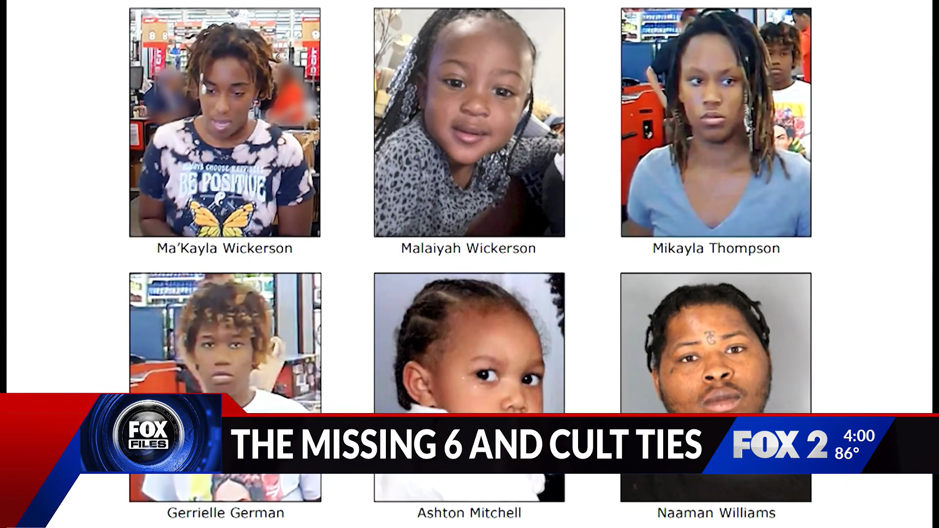 Ma’Kayla Wickerson, Malaiyah Wickerson, Mikayla Thompson, Gerrielle German, Ashton Mitchell and Naaman Williams